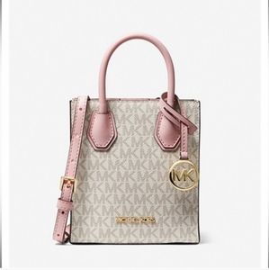 Michael Kors Mercer Extra Small logo leather crossbody bag